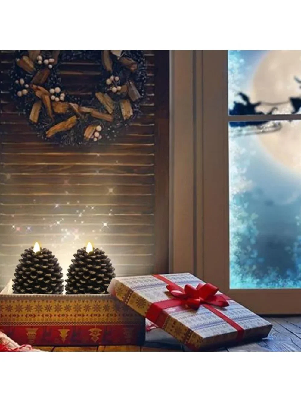 Battery Operated Flameless Candles with 6-Hour Timer - Safe & Elegant Decor